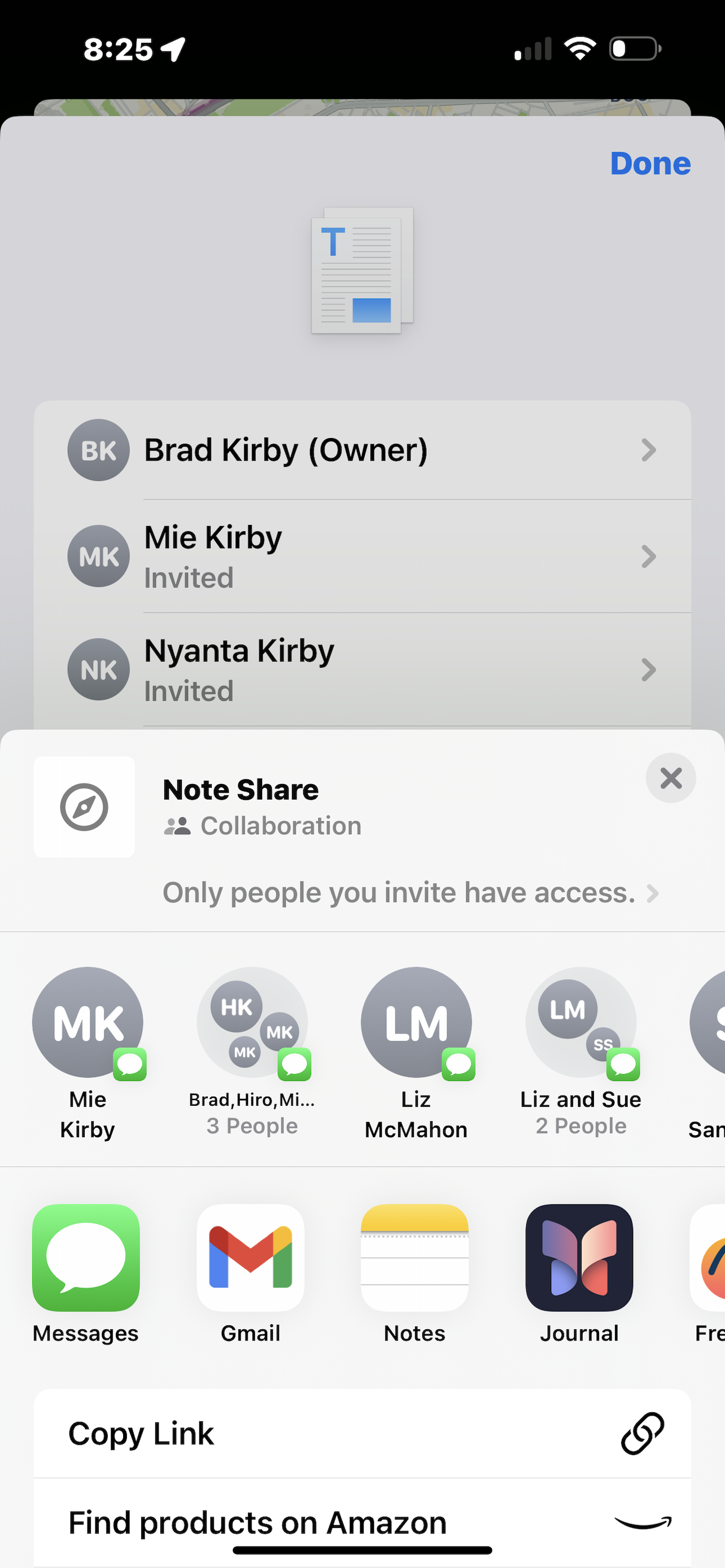 Travel Sage trip share screen